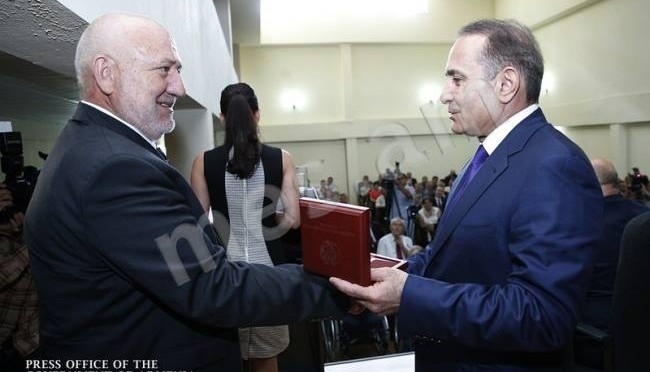 THE PRIME MINISTER’S COMMEMORATIVE MEDAL WAS ALSO AWARDED TO DIRECTOR OF NATIONAL DISASTER RISK REDUCTION PLATFORM FOUNDATION M. POGHOSYAN (Photos)
