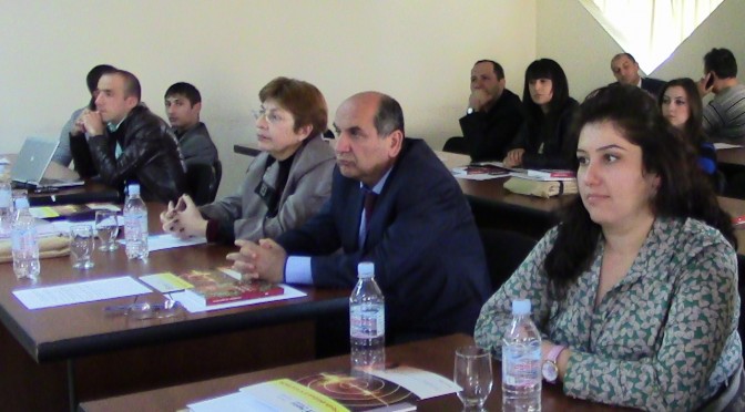 INTRODUCTION TRAINING COURSE FOR AARHUS CENTERS ON “IMPLEMENTATION OF THE DISASTER RISK REDUCTION STRATEGY IN ARMENIA”